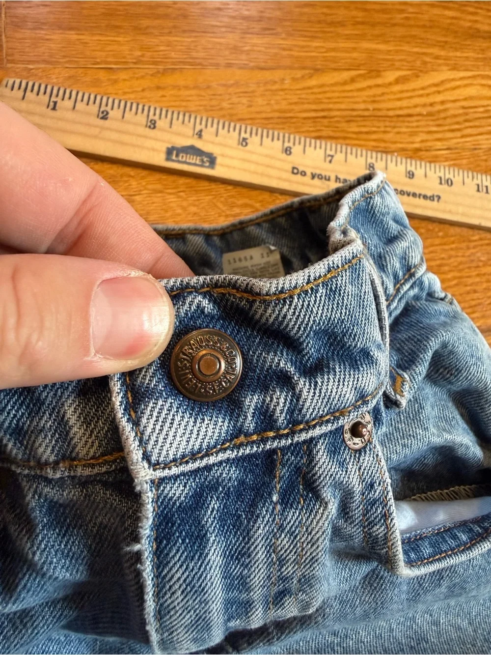 Vintage 80s 90s Levi’s Jeans, Orange Tab Pants (Kids Youth Size 5) 31150-0214